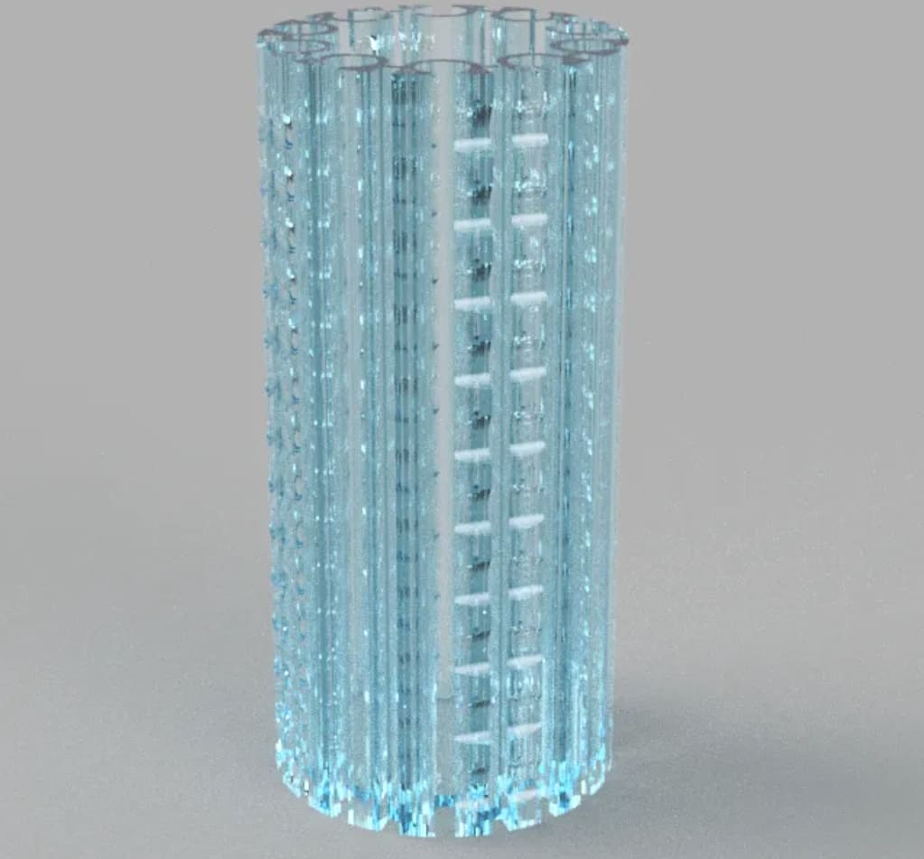3d printed vase_cylinder vase with special patterns